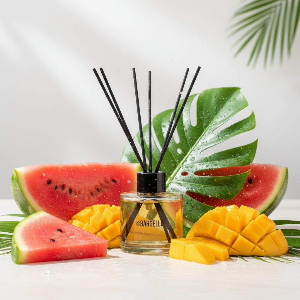 Bargello Dynamic Place Watermelon & Mango – Decorative Reed Diffuser 120 ml