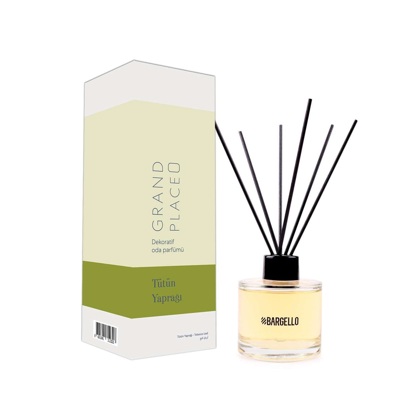 Bargello Grand Place Tobacco Leaf – Decorative Reed Diffuser 120 ml