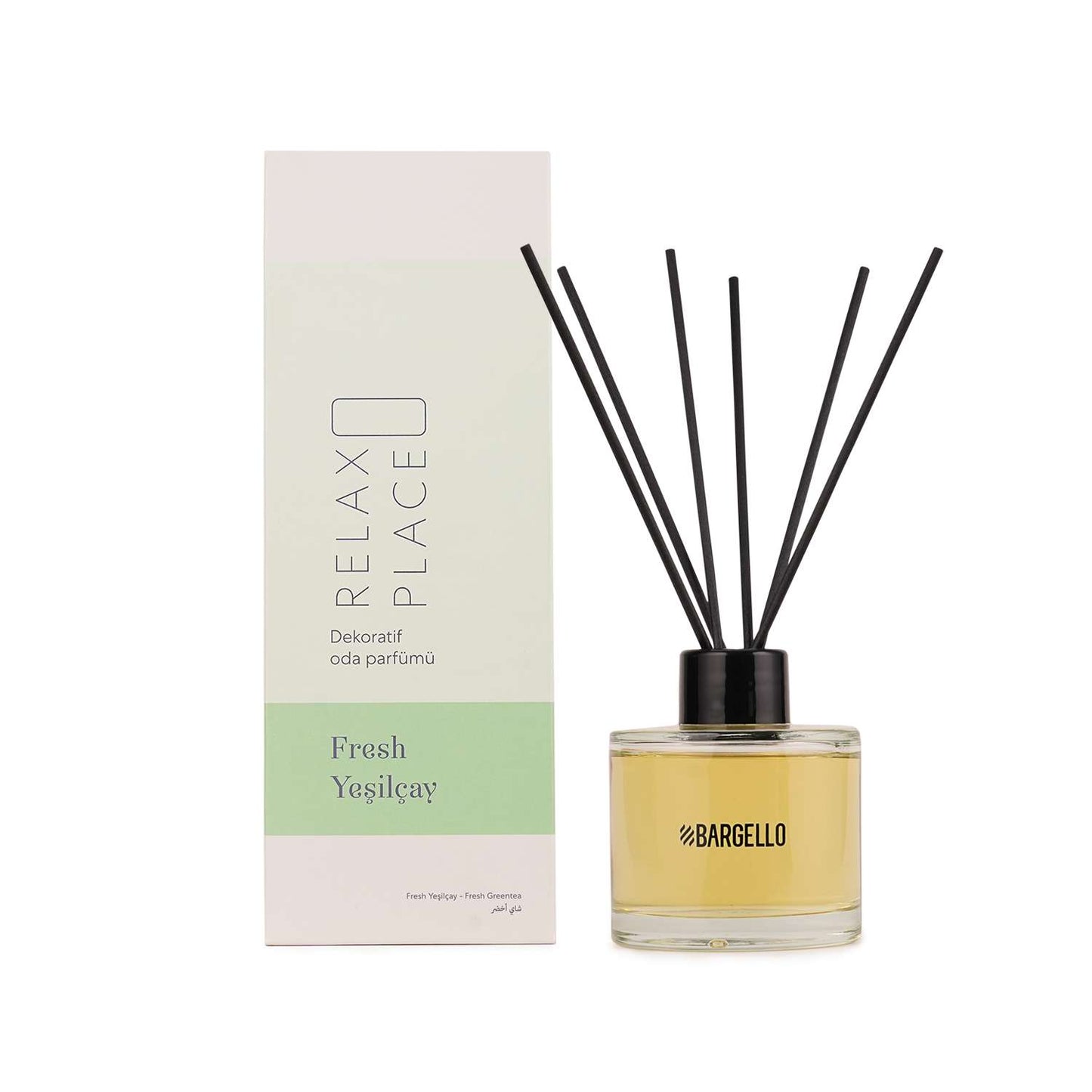 Bargello Relax Place Fresh Green Tea – Decorative Reed Diffuser 120 ml